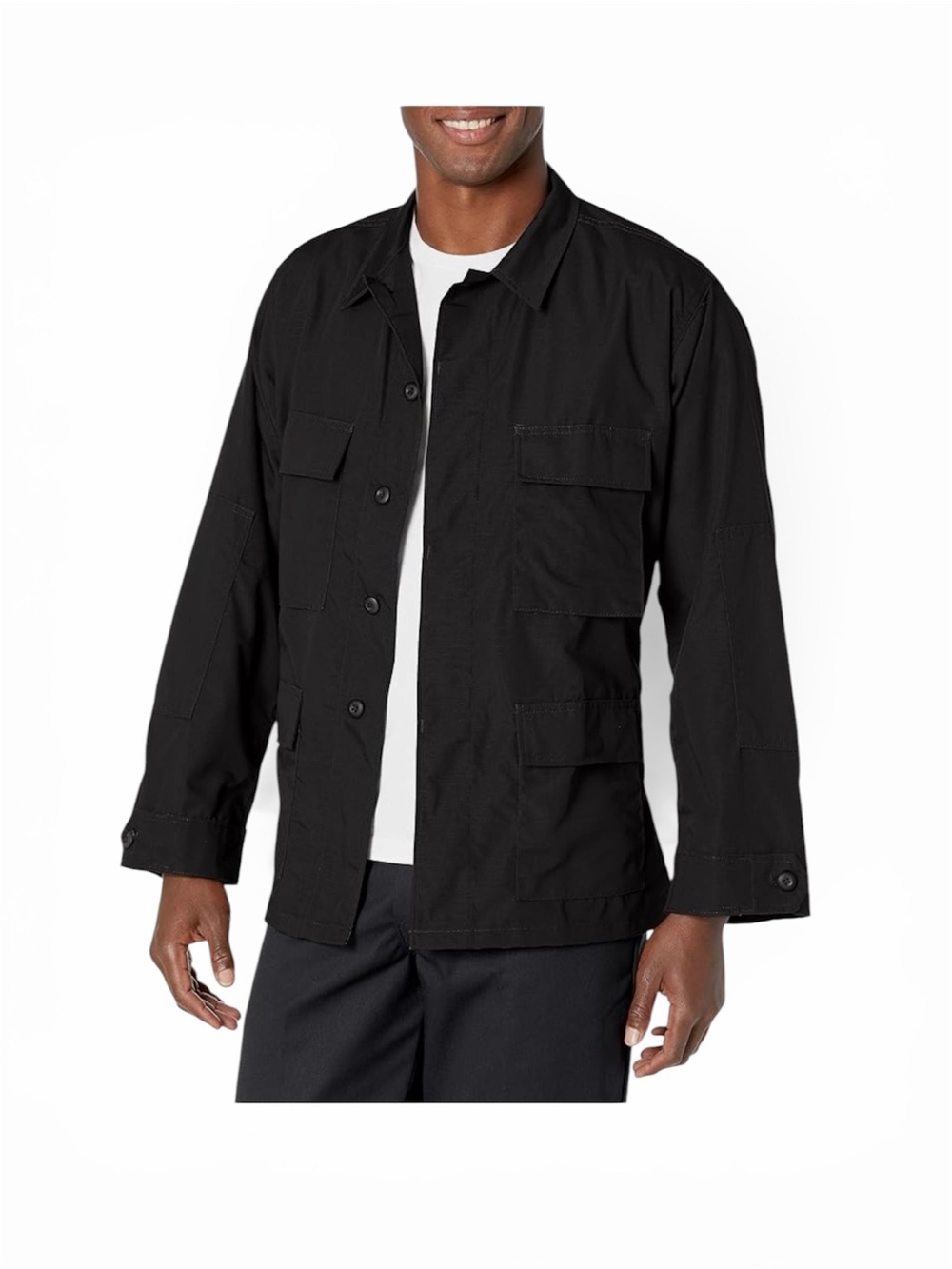 Tru-Spec Classic BDU Coat Men's utility Ripstop Field Coat Button Front